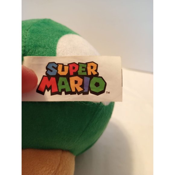 2019 Nintendo SUPER MARIO 1-UP Green Mushroom 6" Plush Toy - Picture 2 of 2